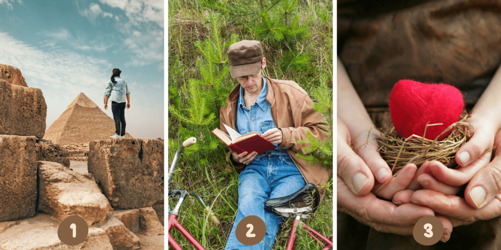 Test osobnosti: Odhaľte svoju existenčnú prioritu výberom medzi 3 obrázkami – Zistite, čo skutočne vedie k vášmu výberu!