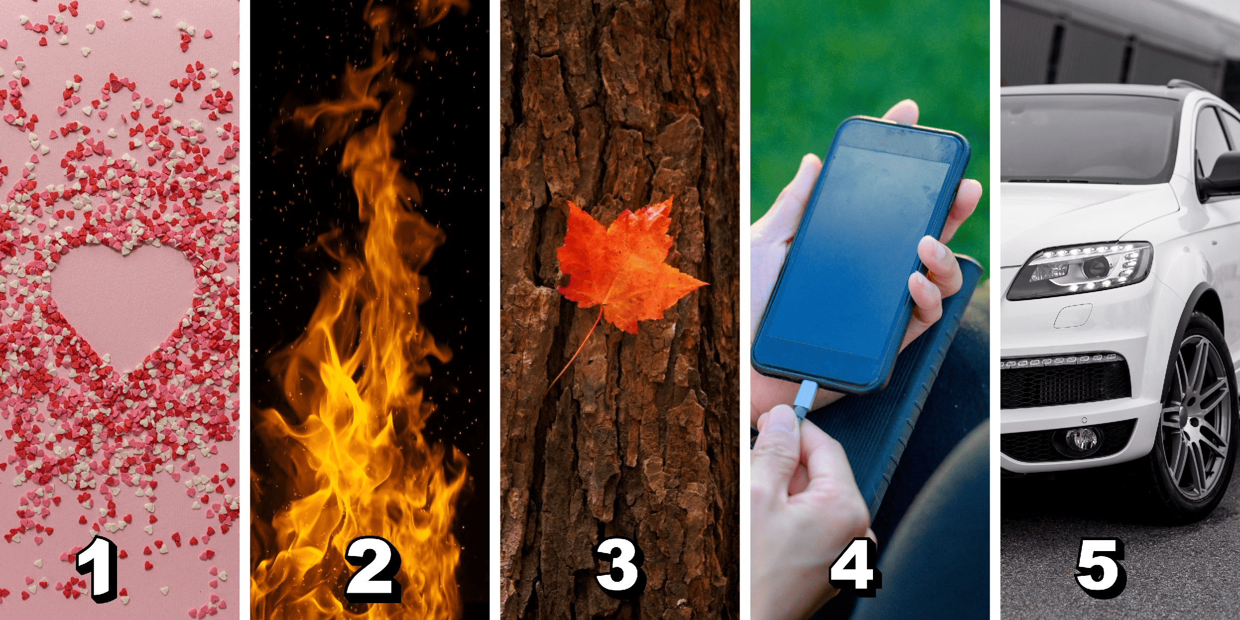 Test osobnosti: Ktorý z 5 prvkov odhaľuje budúcnosť vašej lásky? Vyberte si a objavte tajomstvá srdca!