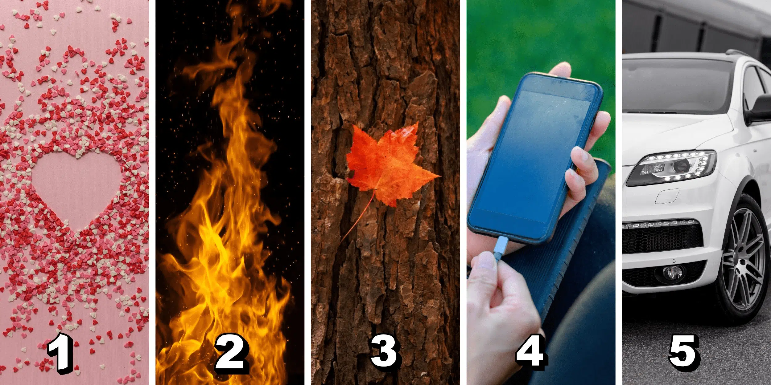Test osobnosti: Ktorý z 5 prvkov odhaľuje budúcnosť vašej lásky? Vyberte si a objavte tajomstvá srdca!