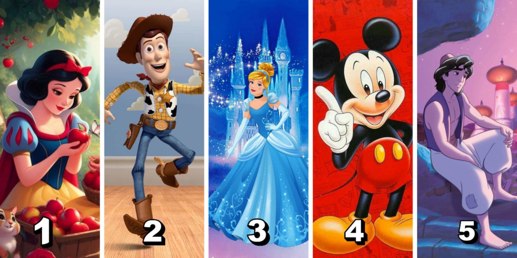 Test osobnosti: Ktorá z 5 postáv Disney ste vy? Objavte svoje pravé ja prostredníctvom mágie Disney!